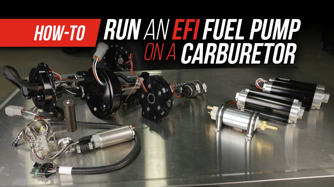 EFI vs Carbureted Electric Fuel Pumps: How To Run An EFI Fuel Pump On A Carbureted Engine